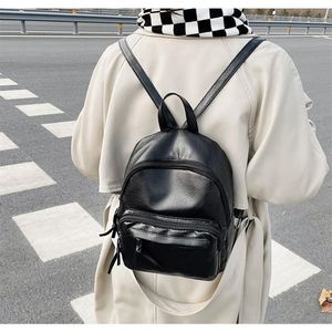 Backpack female 2022 new trendy fashion wild large-capacity mommy leisure backpack college student girl travel bag311M