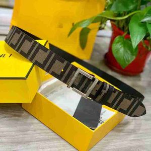 Designer Belts Classic designers Women's FF letter Belt Men's smooth buckle belt Fashion casual all F buckle Top quality men's gifts with the best quality