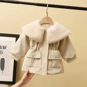 Casaco para baixo crianças parkas jaqueta de inverno para meninos da menina coreano topo crianças quente engrossar veludo casacos do bebê causal outerwear