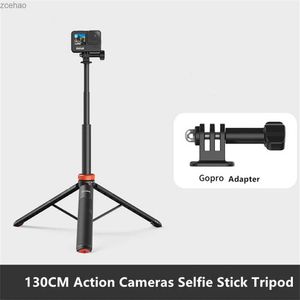 Tripods Selfie Stick Tripod Kahraman 11 10 Insta360 Eylem Kamera Tripods Selfie Stick El Tutuşları Uzatma Çubuğu