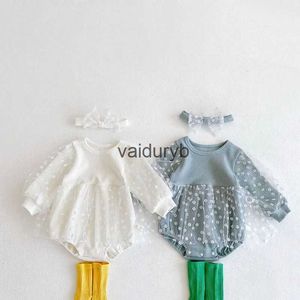 Kleidung Sets MILANCEL 2022 Frühling Baby Bodys Kleinkind Spitze Ein Stück Daisy Stickerei Infant Mädchen Clothesvaiduryb