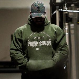 Erkek Hoodies Erkekler Fitness Crewneck Sweatshirt Crossfit kazak spor giyim erkek kıyafetleri sudaderas para hombre büyük boy kapşon