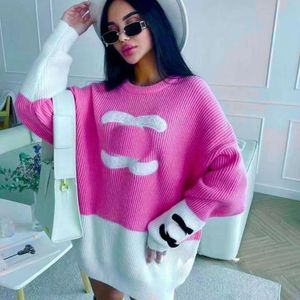 Designer Knit Hoodie Gentle Fashion Style Design Autumn/winter Covered Hip Knit Dress Elegant Temperament Long Sweater