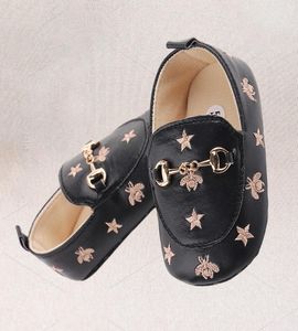 Baby pojke skor första vandrare för 018 m med bin stjärnor baby casual skor småbarn spädbarn loafers skor bomull mjuk ensam baby mocca5732926