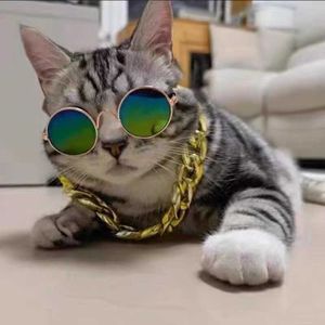 Pet cat glasses Sunglasses cool funny photo props with personality jewelry little dog