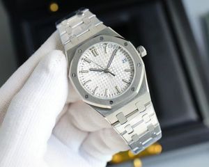 الاتصال الكامل عمل تلقائي تاريخ Women's Watch 34mm الأزياء الفاخرة للرجال الفولاذ الكامل النطاق الميكانيكي على مدار الساعة الذهب والفضة الترفيه