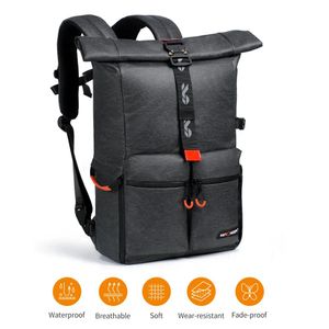 Acessórios Kf Concept Mochila para câmera Bolsa de fotografia à prova d'água para lente de câmera Dslr Bolsa para laptop de 15,6 