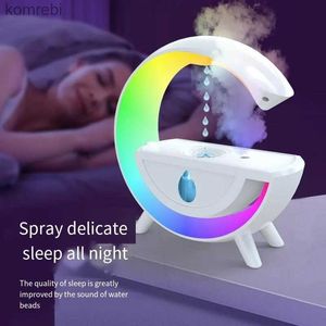 Luftbefeuchter Neue Big G Anti Schwerkraft Luftbefeuchter LED Bunte Atmosphäre Hause Nebel Kapazität Desktop Büro Schlafzimmer Kreative USB Luft DropsL240115