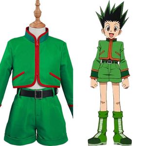 Caçador x caçador cosplay gon css cosplay traje crianças roupas terno completo halloween carnaval para crianças y0903234o