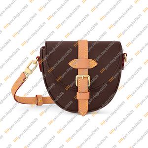 Moda moda swobodny design luksusowy mikro chantilly torba siodła torba na ramię w torbie crossbody torebka torebka komunikator top lustro Jakość M46643 Torebki