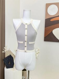 Top estivo in maglia senza maniche retrò da donna senza spalline con corsetto aderente Kawaii Bustier hot sexy streetwear design estetico 240115