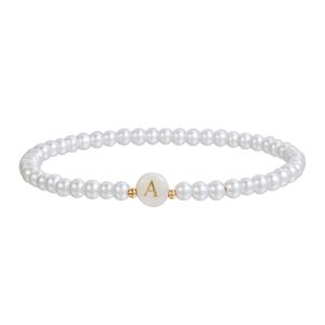 designer jewelry Classic Heart diamond Shape A-Z Initial Letter Women gold chain Temperament 4mm Stone Handmade Bracelet For Women Jewelry Gift bracelets