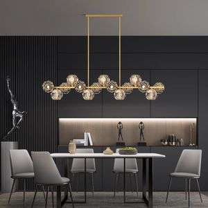 Modern heminredning LED -lampor hängslampor för vardagsrumskronor för matsal hängande ljus inomhusbelysning