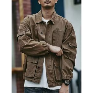 Casual vintage lastjacka Lossa AllMatch Mens Denim Coat 240113