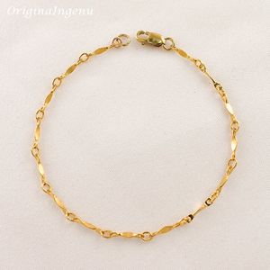 14 -karatowe Złoto Złoto Dapped Bar Bransoleta ręcznie robana złota biżuteria boho urok Bracelets vintage kostki dla kobiet prezent druhny 240115