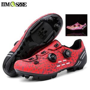 Footwear Cycling Mtb Road Cleat Flat Bike Racing Spd Bicycle Shoes Route Speed Cycle Boots Sneakers Bicycles Cleats Mountain