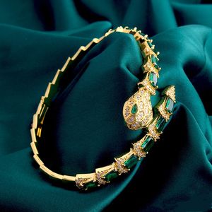 Projektant Bangle Fashion Serpentyn Vintage Diamond Biżuteria Bracelets Bracelets Rose Gold Srebrna Bransoletka 2024 Casual Party Walentynki Biżuteria