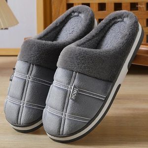 Pantofole Taglia Grande 51 Uomo Autunno Inverno Casa Pantofole di peluche calde Camera da letto interna Scarpe casual Scivoli antiscivolo pelosi Designer