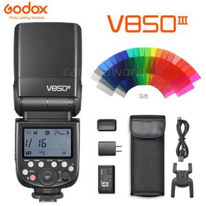 アクセサリーGodox V850III 76W 2.4G GN60ワイヤレスXシステムリオンバッテリースピードライトニコンソニーペンタックスオリンパス用