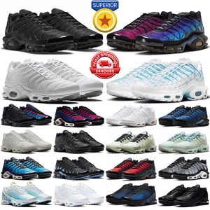 TN Plus 3 Terassapape Men Running Shoes TNS 25周年記念ユーティリティトリプルクリーンホワイトピンクハイパーブループラチナティントユニティメンズトレーナースポーツスニーカー