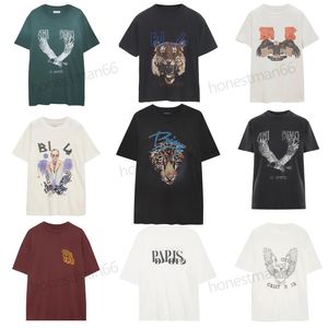 Women's T-shirt 24ss Ab Women Desginer Fashion Classic Cotton Tee New Bing Letter City Sunset Print Loose Short Sleeved T-shirt Anines Summer Tees Tops Polos