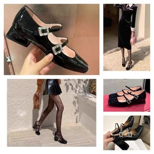 Hausschuhe Halbfrauen kleiden klassische Schuhe Cowhide 100 Leder Bug Dünne Heels Gleitschuh Schuh Strand faule Sandalen Sexy High Heeled Shoes Diamonds Designer Sl 56