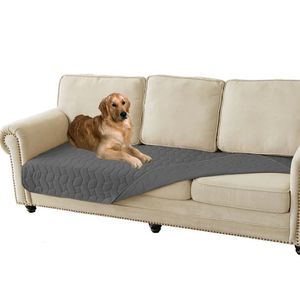 Vattentät soffa täckning för vardagsrum hem soffan reversibel hund säng filt möbler madrass pad 240115