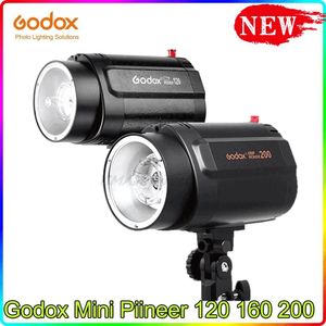 Аксессуары Godox Mini Piineer 200 Вт 160 Вт 120 Вт моноблок для фотостудии, стробоскопическая вспышка, головка (мини-студийная вспышка), новинка