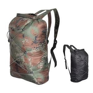 Borse 23L Camping Borsa impermeabile impermeabile Zaino mimetico per stagno Sacco secco Borsa da nuoto in PVC Escursionismo Borse da trekking fluviali Drypack