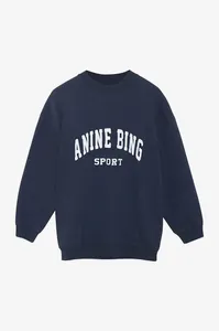 Felpe con cappuccio da donna Felpe 22fw Ab Anine Designer Felpa streetwear Floccaggio lettere Ricamate Donna Bing Blu navy Maglione allentato Pullover Maglione