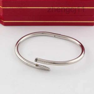 Charme pulseiras amor pulseira de ouro pulseira de designer de unhas pulseiras para mulheres homens liga de aço inoxidável braçadeira pulsera pulseras banhado a ouro prata rosa vnrv