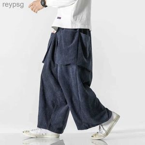 Pantaloni da uomo e da donna tasca laterale pantaloni cargo tronco abbigliamento da strada da jogging sport ADT Respzed FJ5XL 2024 Moda YQ240115