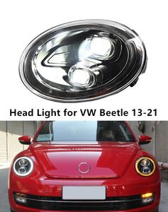 LED-Tagfahrlicht-Baugruppe für VW Beetle Autoscheinwerfer 2013–2021, Blinker, Dual-Beam-Lampenlinse