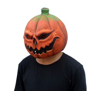 Pumpkin Mask Scary Full Face Halloween New Fashion Costume Cosplay Decorations Party Festival Funny Mask for Women Men206D