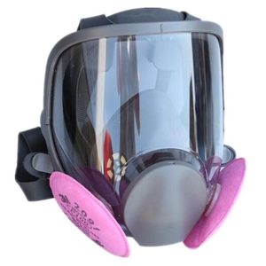 9 i 1 Målning Spraying Safety Respirator Gas Mask Samma för 6800 Gasmask full face facepiece respirator i stock236h