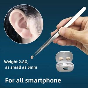 Słuchawki Ukryte słuchawki bezprzewodowy zestaw słuchawkowy Bluetooth mini sport nie upuszczaj słuchawek do słuchawki