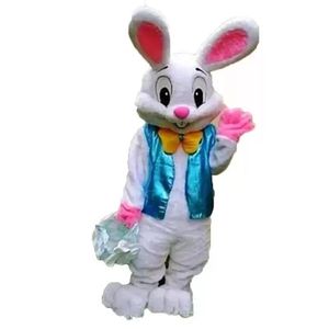 Halloween White rabbit Mascot Costume simulation Cartoon Anime theme character Adults Size Christmas Outdoor Advertising Outfit Su218l