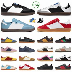 Sambass OG Black White Gum Sporty Rich Blue Rush Oyster Holdings Red Collegiate Green Grey Toe Aluminium Silver Green Night Navy Footwear Better Scarlet Casual Shoes