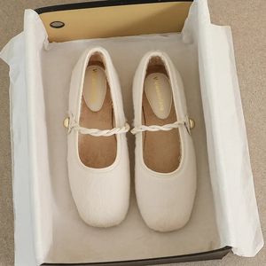 Kış kadın peluş düz ayakkabılar Kore tarzı sığ ağız kariyer kadın ofis Mary Jane Ladies Casual Boat Ayakkabıları 41-43 240115