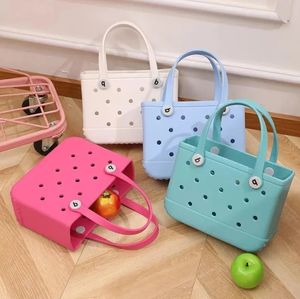 Designer large Summer Bogg Waterproof Beach Bag luxury Organizer PVC plastic Mens Basket Bags tote handbag Women's clutch weekend pochette Luggage trun travel bags