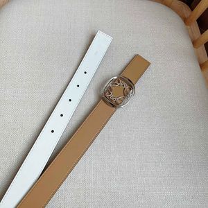 Women Real Leather belt for woman designer belts smooth Not Deform Wrinkle luxury belt width 2.8cm for Ladies Girls Wedding Party