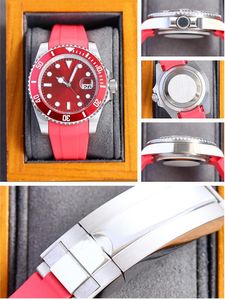 Męski automatyczny mechaniczny 40 mm nurkowanie ceramiczny 904L gumowy pasek szafirowy Wodoodporny Montre de Luxe zegarek Dhgate 007 Najlepiej sprzedający się przedmiot