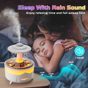 Nawilżacze Houselin UFO Din -Dinrop nawilżacze 350 ml Smart Air Humidifier Olejki eteryczne Dyfuzorl240115