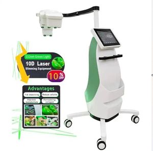 New arrival Non-invasive Green laser Slimming machine 10D Laser Lights painless Fat Removal device Body Slim 532nm diode laser Treatment Of Muscle Pathology Machine