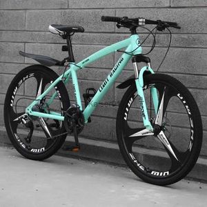 Fahrräder 26-Zoll-Mountainbike-Fahrrad für Erwachsene, Studenten, Offroad-Rennen, Einrad-Sportwagen, Stoßdämpfung, variable Geschwindigkeit, Jugendfahrrad