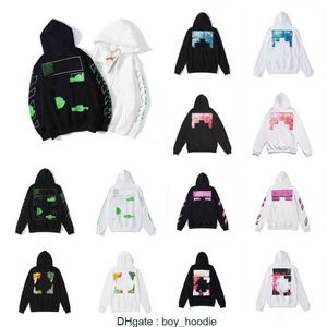 Mens Off White Hoody Hoodie Men Man Womens Designers Hooded Skateboards Street Pullover Sweatshirt kläder Offs Overized Offend 5RQV