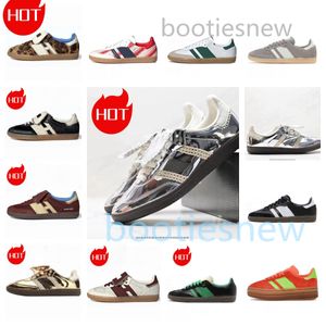 Designer sneaker tonal ity wales bonner vintage trainer sneakers leopardo impressão outsole moda clássico homens ba mulheres sapatos novo estilo vjzf