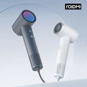 ROIDMI Miro Secador de cabelo Acessível de alta velocidade 65ms Fluxo de ar rápido baixo ruído Controle de temperatura inteligente 20 milhões de íons negativos 240115