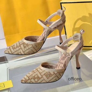 Дизайнерские сандалии на шпильке, летняя модная женская обувь с острым носком, трендовая парусиновая офисная обувь с красивым бантом
