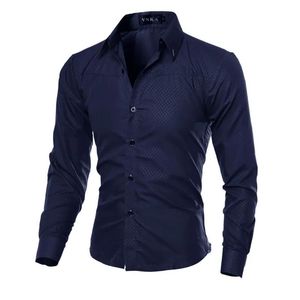 Camisas 5xl plus size roupas de marca algodão masculino sólido macio camisa masculina manga longa camisas masculinas casual fino ajuste